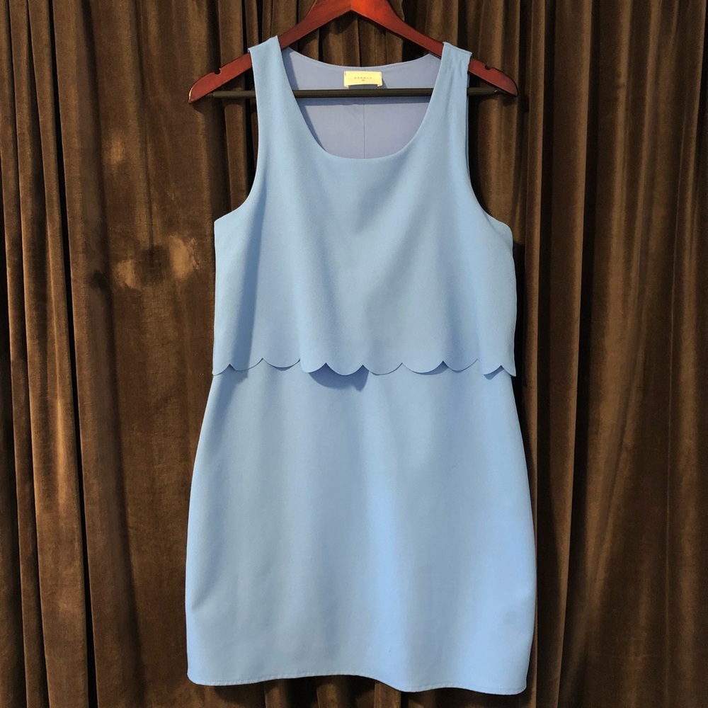 Periwinkle Box Cut Dress